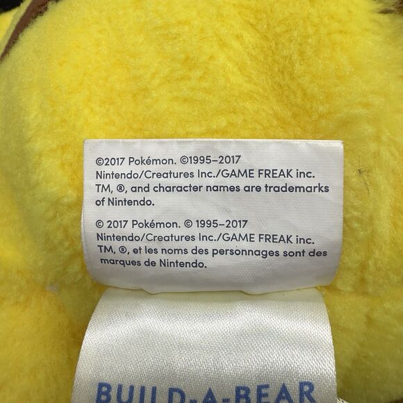 Pikachu Pokemon Build A Bear Workshop Large Plush 18" Stuffed Animal Toy 2017 - Picture 4 of 8